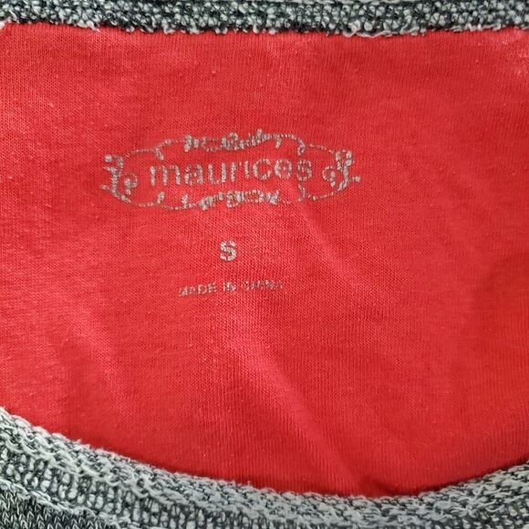 Maurices Women’s Long Sleeve Knit Top Gray Marled Texture Size Small Casual Pull - Picture 5 of 7